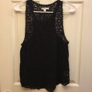 American Eagle black lace tank❤️